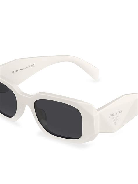 prada sunglass white|Prada sunglasses customer service.